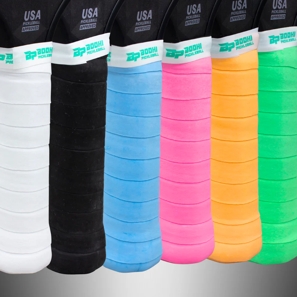 BODHI Performance DRYtack Premium Pickleball Overgrips (12 Pack)
